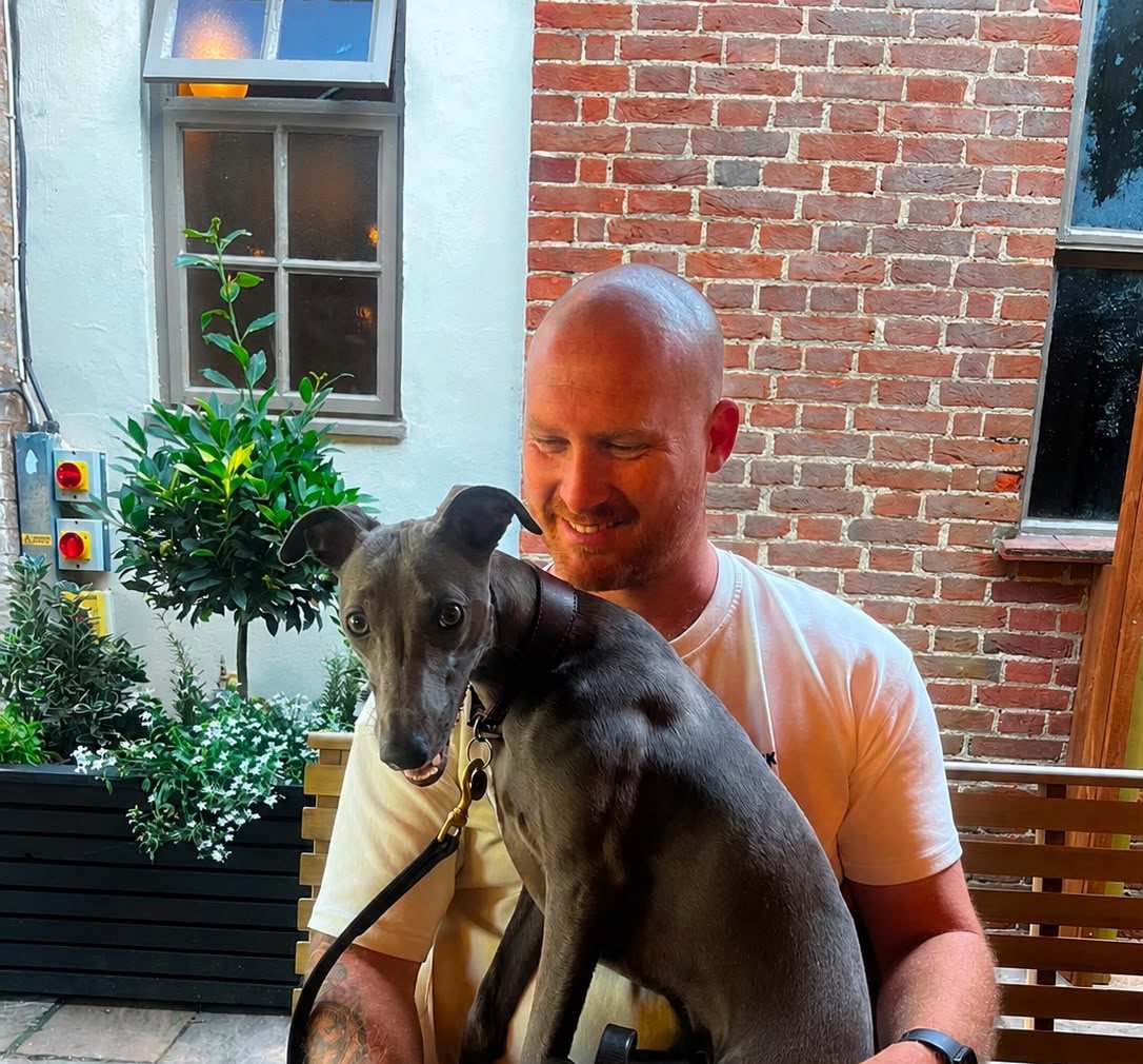Steve from SDK9 Academy with his whippet